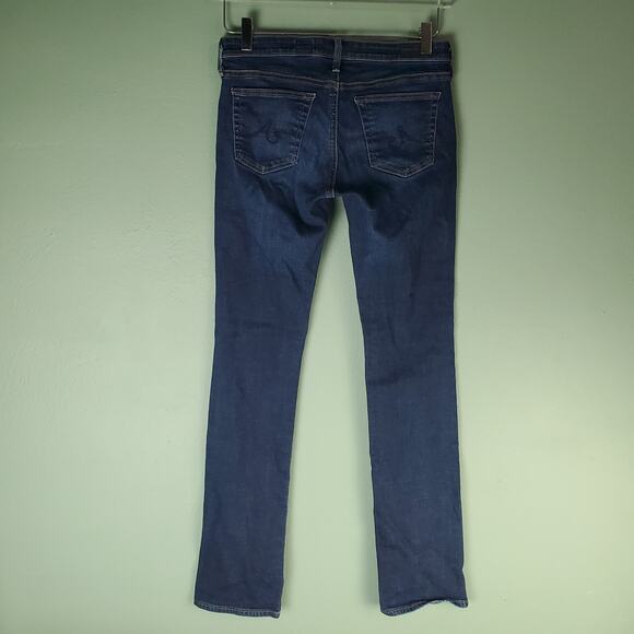 Ag Adriano Goldschmied Womens The Ballad Slim Boot Dark Wash Jeans Size 27 - Picture 2 of 6